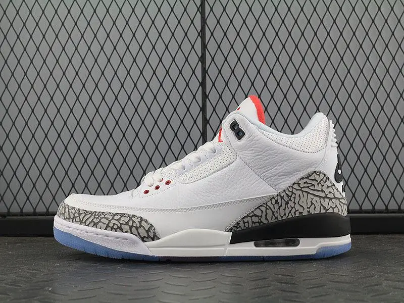 Jordan 3 Retro Free Throw Line White Cement