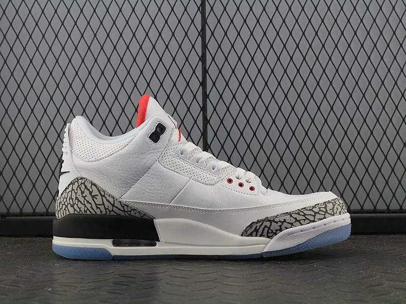 Jordan 3 Retro Free Throw Line White Cement