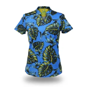 Jungle Blue Butter - OGA Women's Polo - Blues and Butter