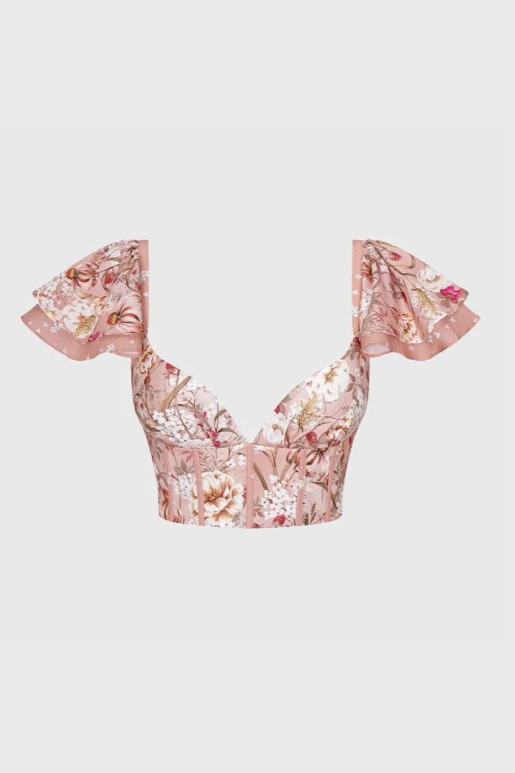 Kate Top - Multi Floral