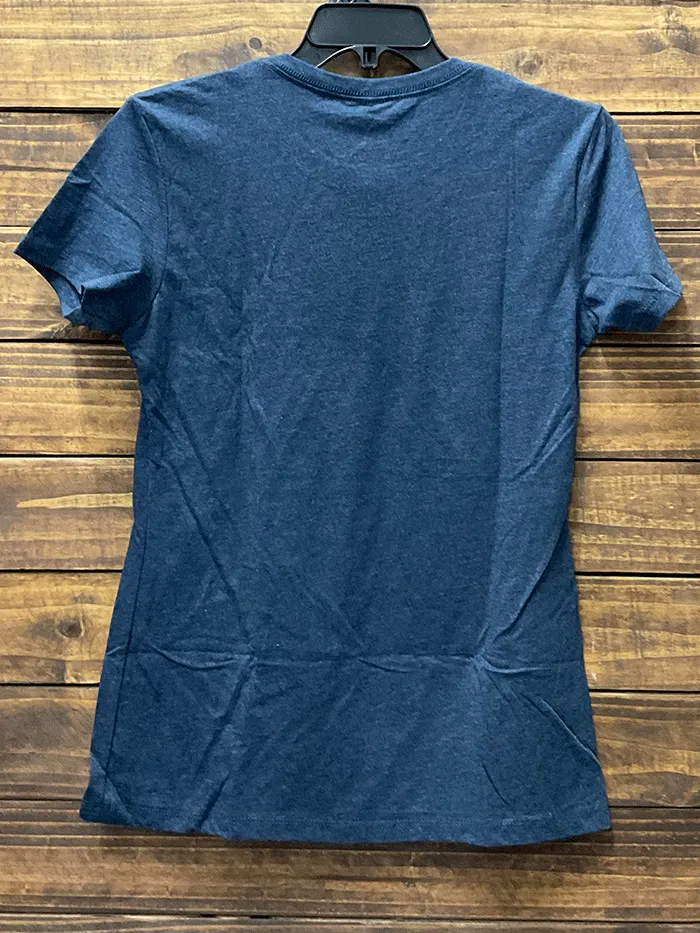 Kimes Ranch LADIES OUTLIER Womens Short Sleeve Tee Vintage Navy