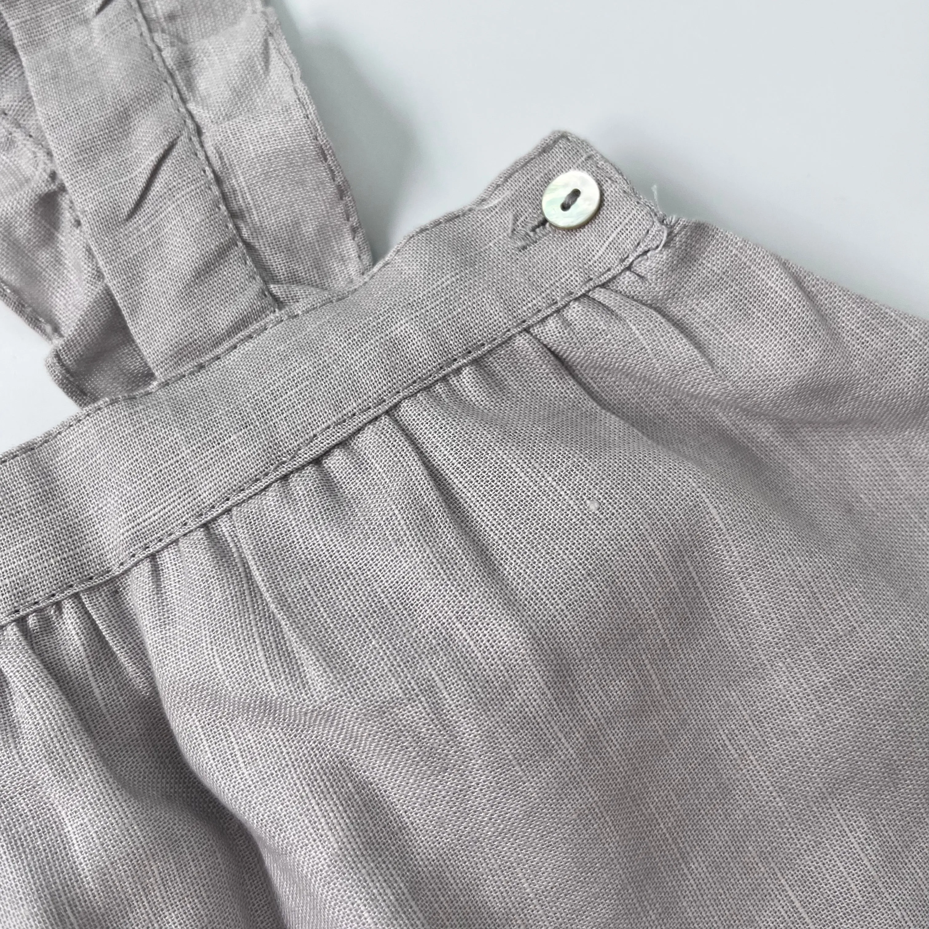 La Coqueta Grey Linen Acedera Skirt: 3 Years (Brand New)