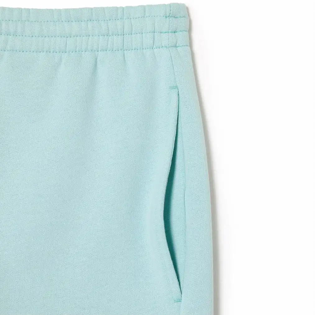 Lacoste Organic Brushed Cotton Fleece Shorts (Mint Green) GH9627-51