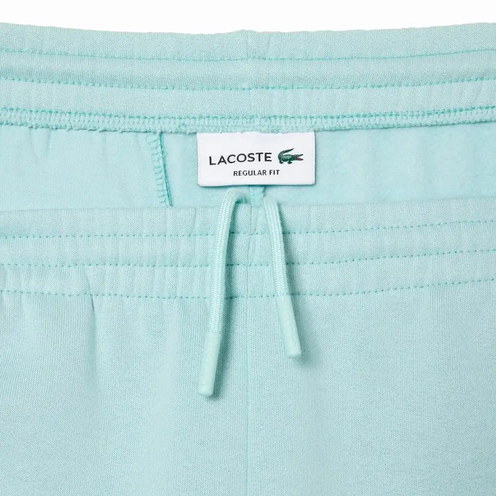 Lacoste Organic Brushed Cotton Fleece Shorts (Mint Green) GH9627-51