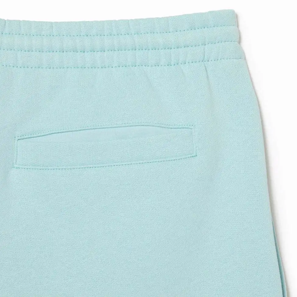 Lacoste Organic Brushed Cotton Fleece Shorts (Mint Green) GH9627-51