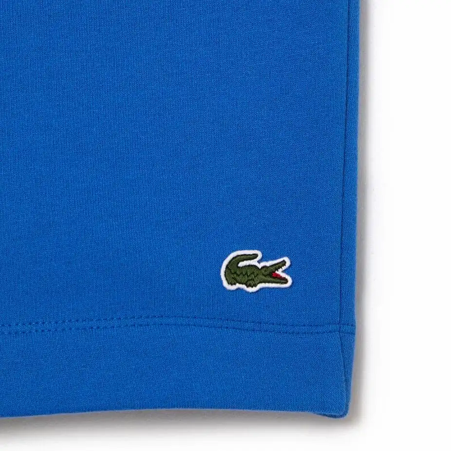 Lacoste Organic Brushed Cotton Fleece Shorts (Royal Blue) GH9627-51