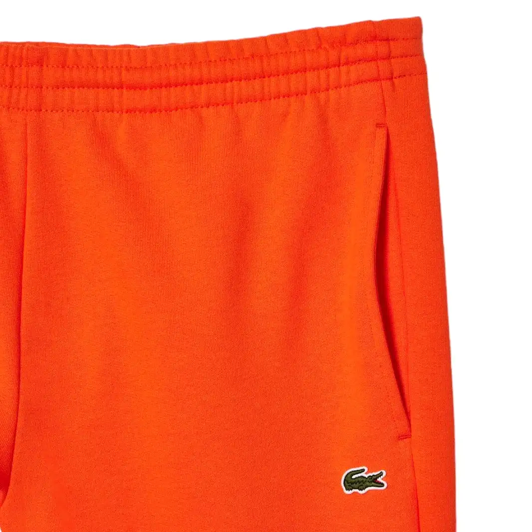 Lacoste Slim Fit Organic Cotton Fleece Sweatpants (Orange) XH9624-51