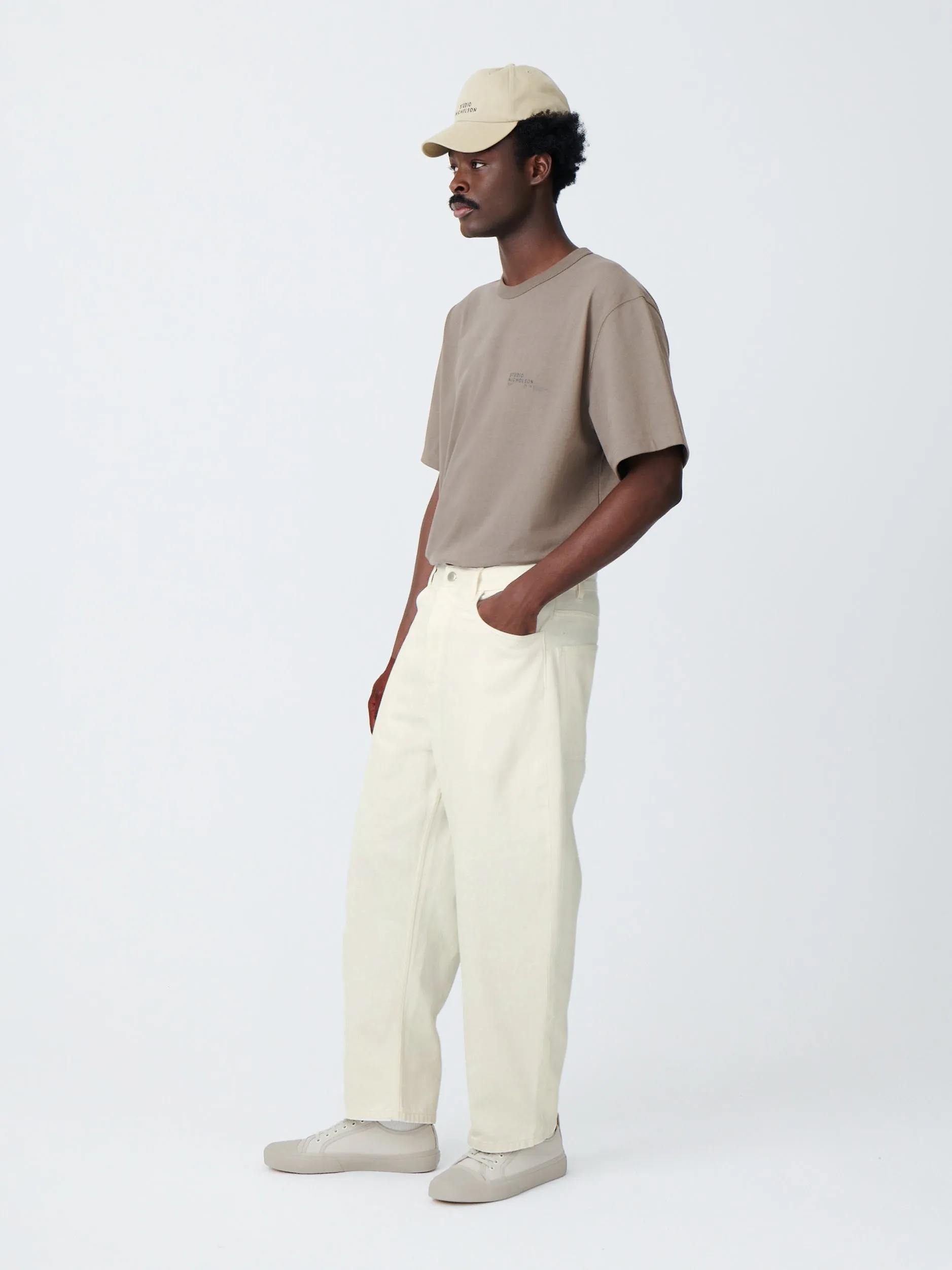 Land Denim Pant in Parchment