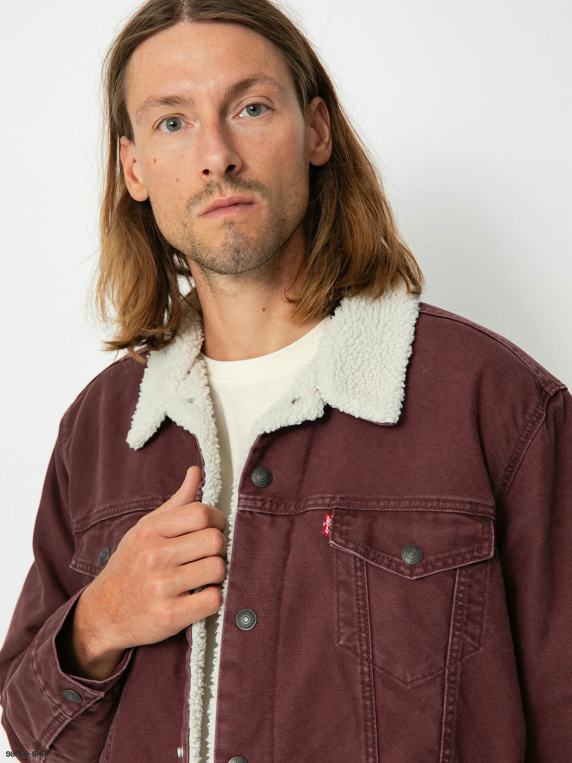 Levi's® Type 3 Sherpa Trucker Jacket (decadent chocolate)