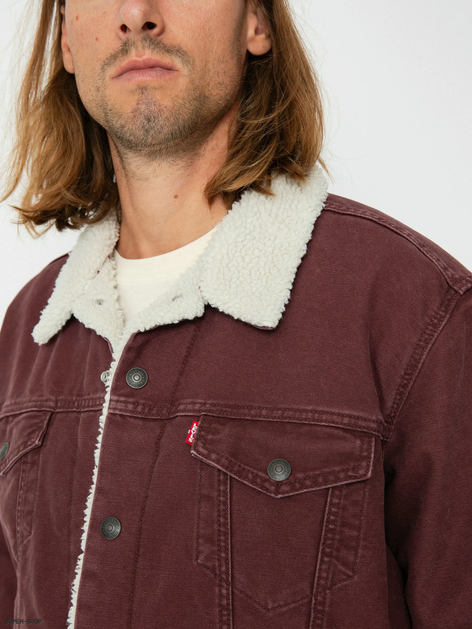 Levi's® Type 3 Sherpa Trucker Jacket (decadent chocolate)