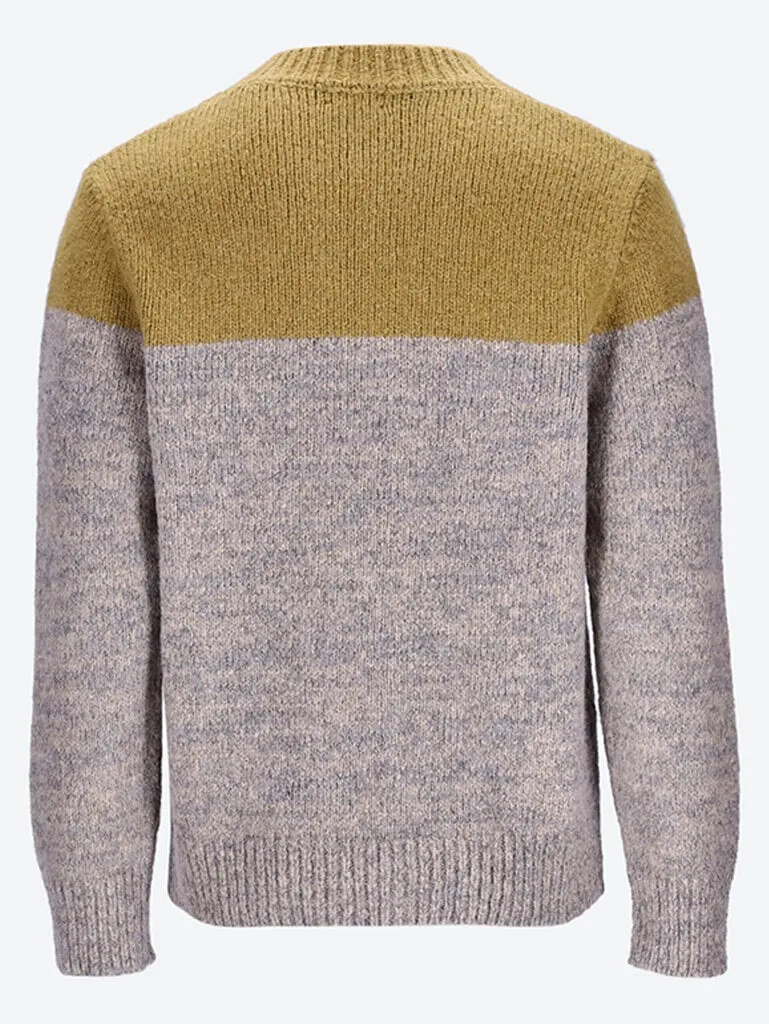 Loose crew neck sweater crewneck