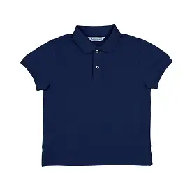 Mayoral Mini Basic Navy Short Sleeve Polo_ 150-41