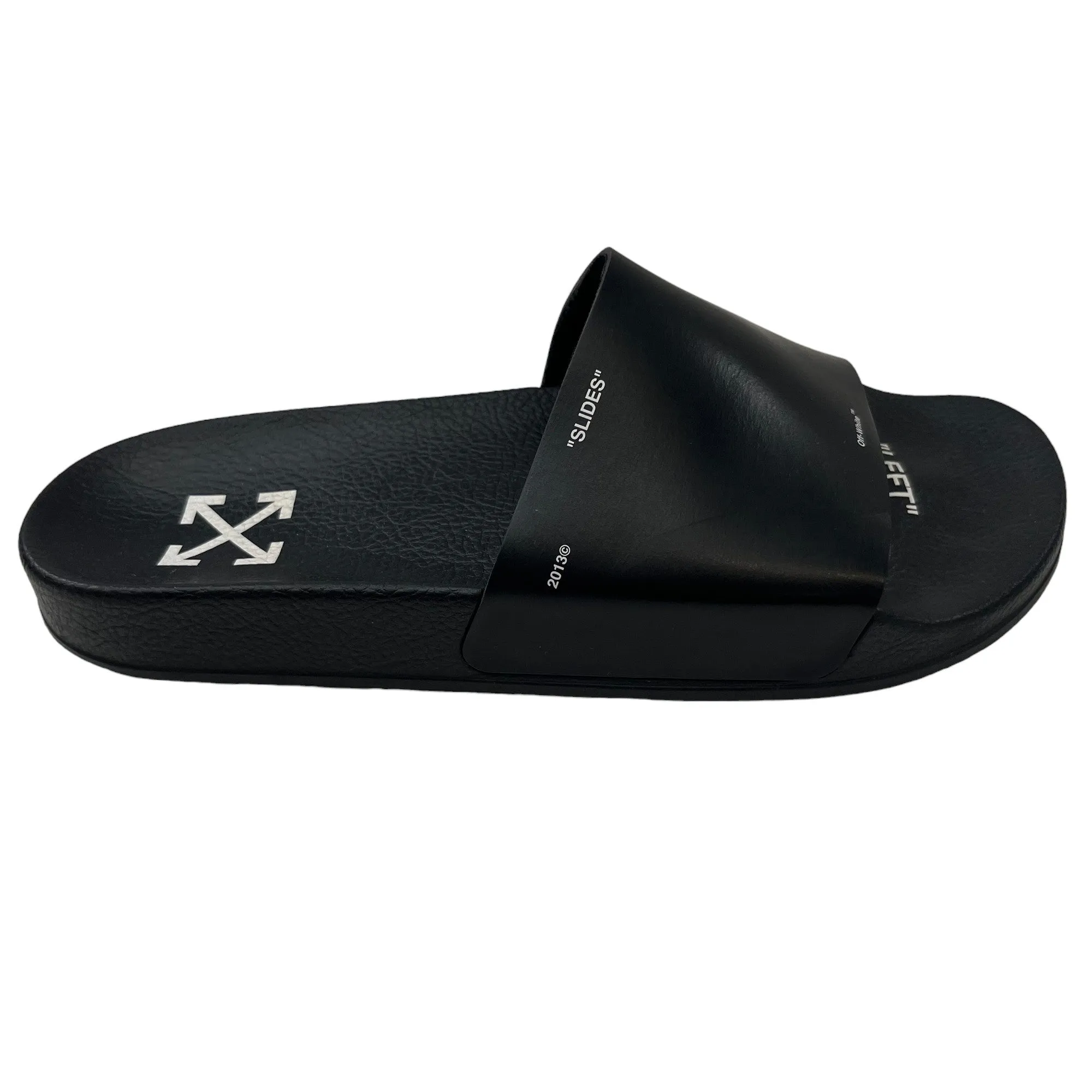 Men's Logo Slides Black Size EU 41 / UK 7