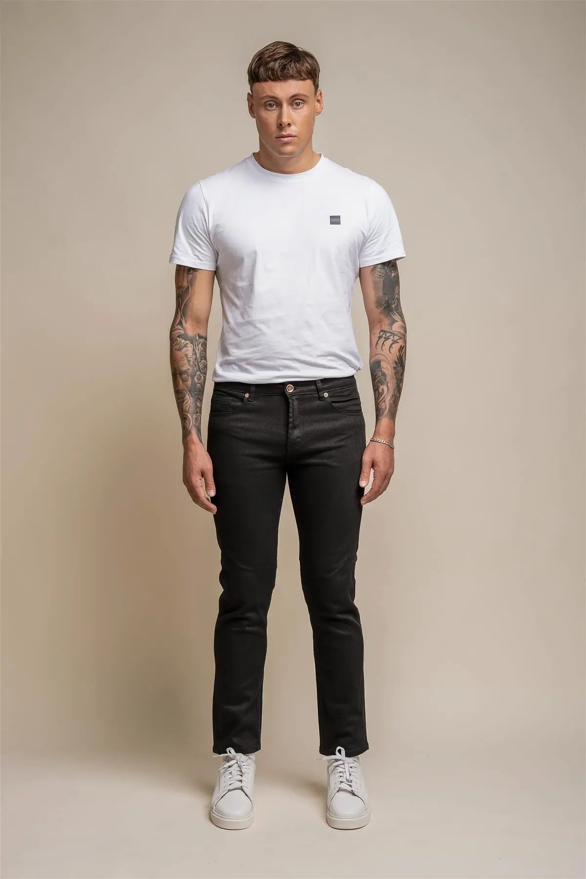 MIlano Black Stretch Denim Jeans