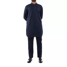 Navy Blue Short Kurta