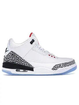 Nike Air Jordan 3 Retro Free Throw Line White Cement