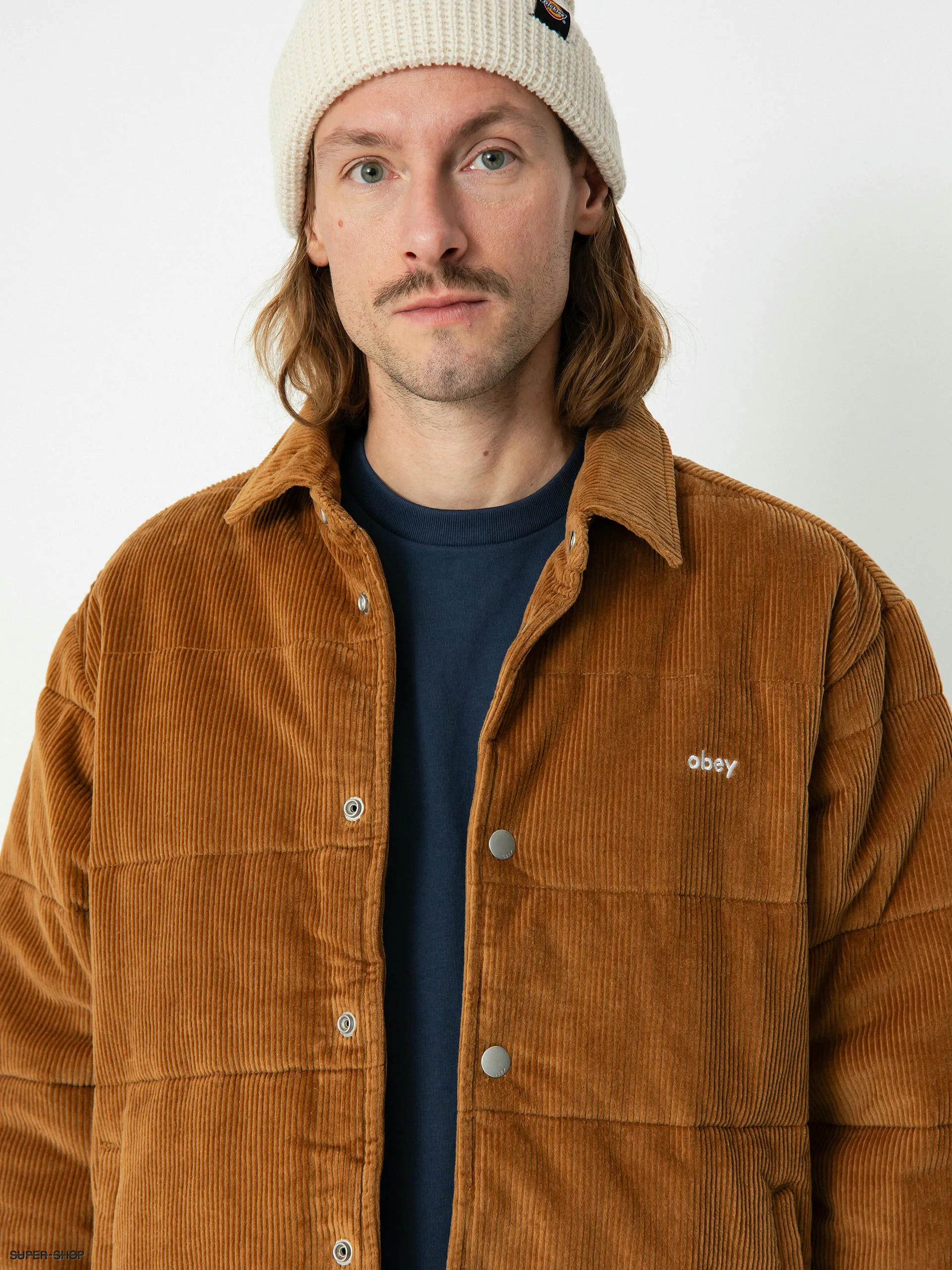 OBEY Grand Cord Jacket (catechu wood)