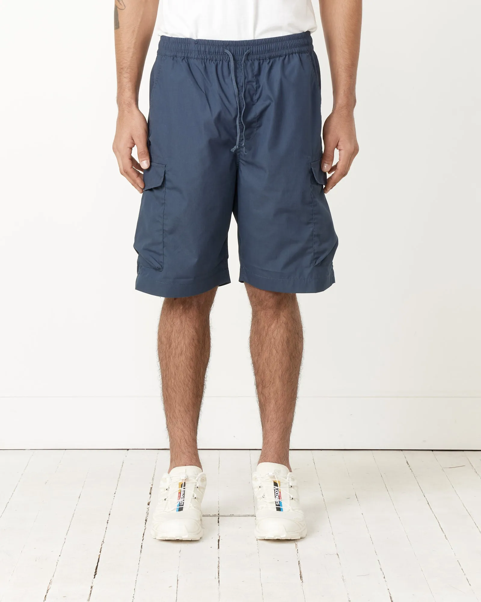 Parachute Short in Navy