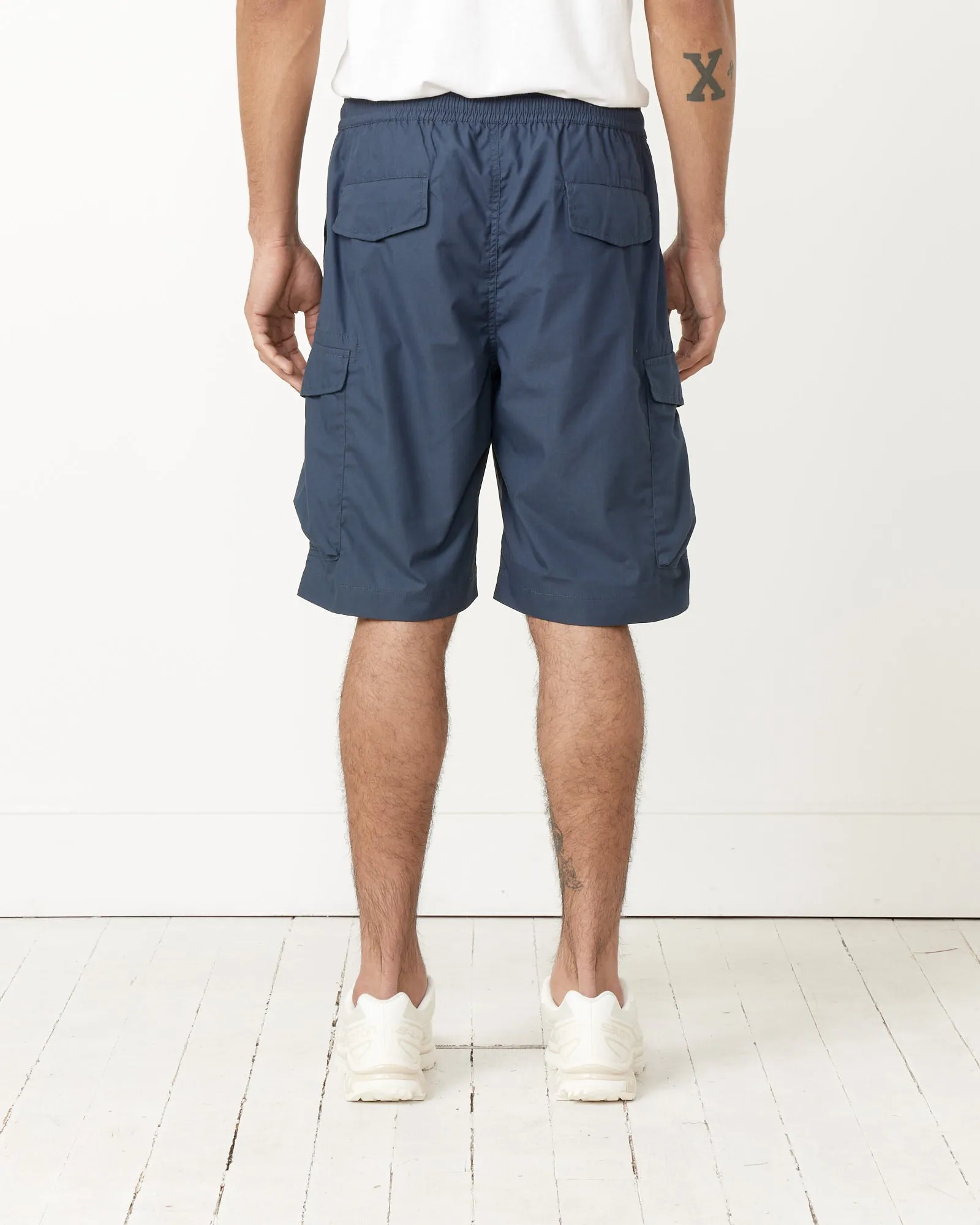 Parachute Short in Navy