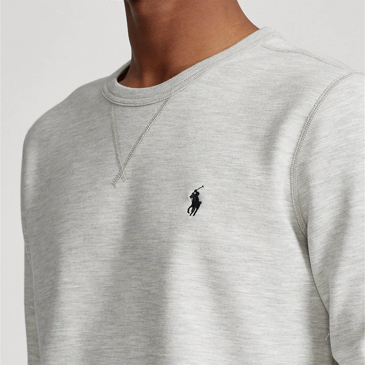 Polo Ralph Lauren - Double Knit Sweatshirt in Grey Heather