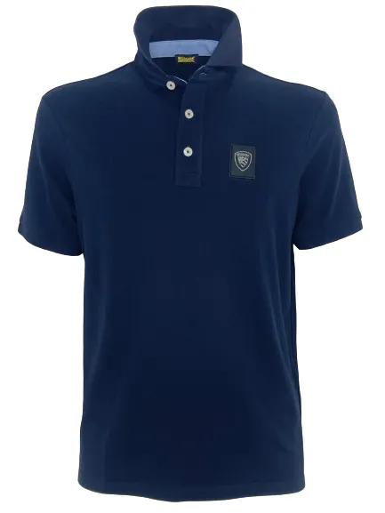 POLO UOMO BLU SCURO