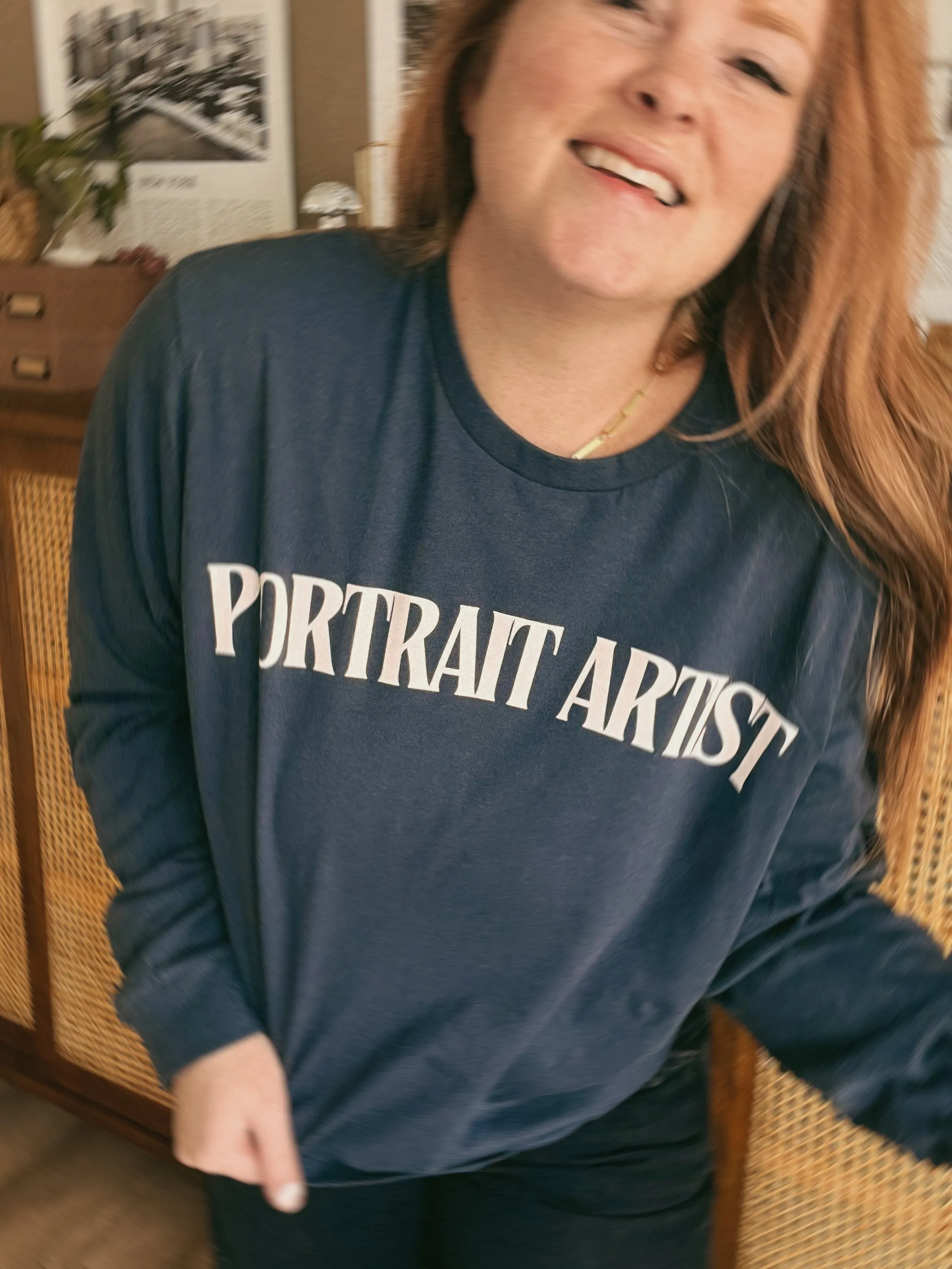 PORTRAIT ARTIST long sleeve tee