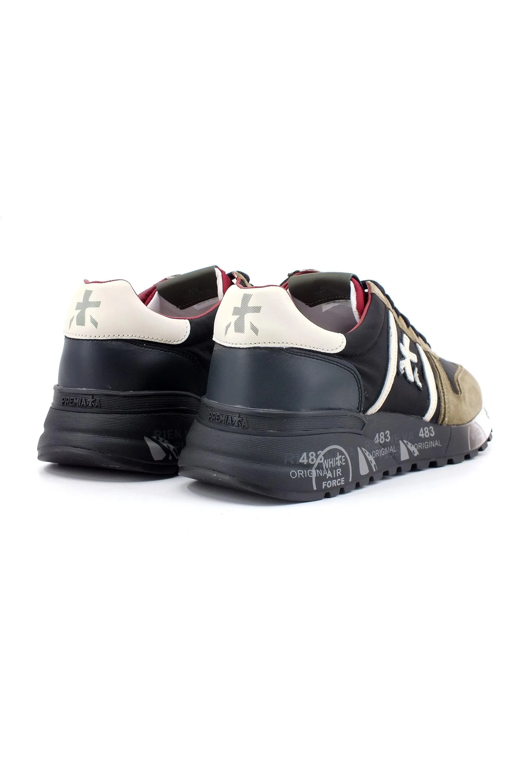 PREMIATA Sneaker Uomo Black Green LANDER-4949