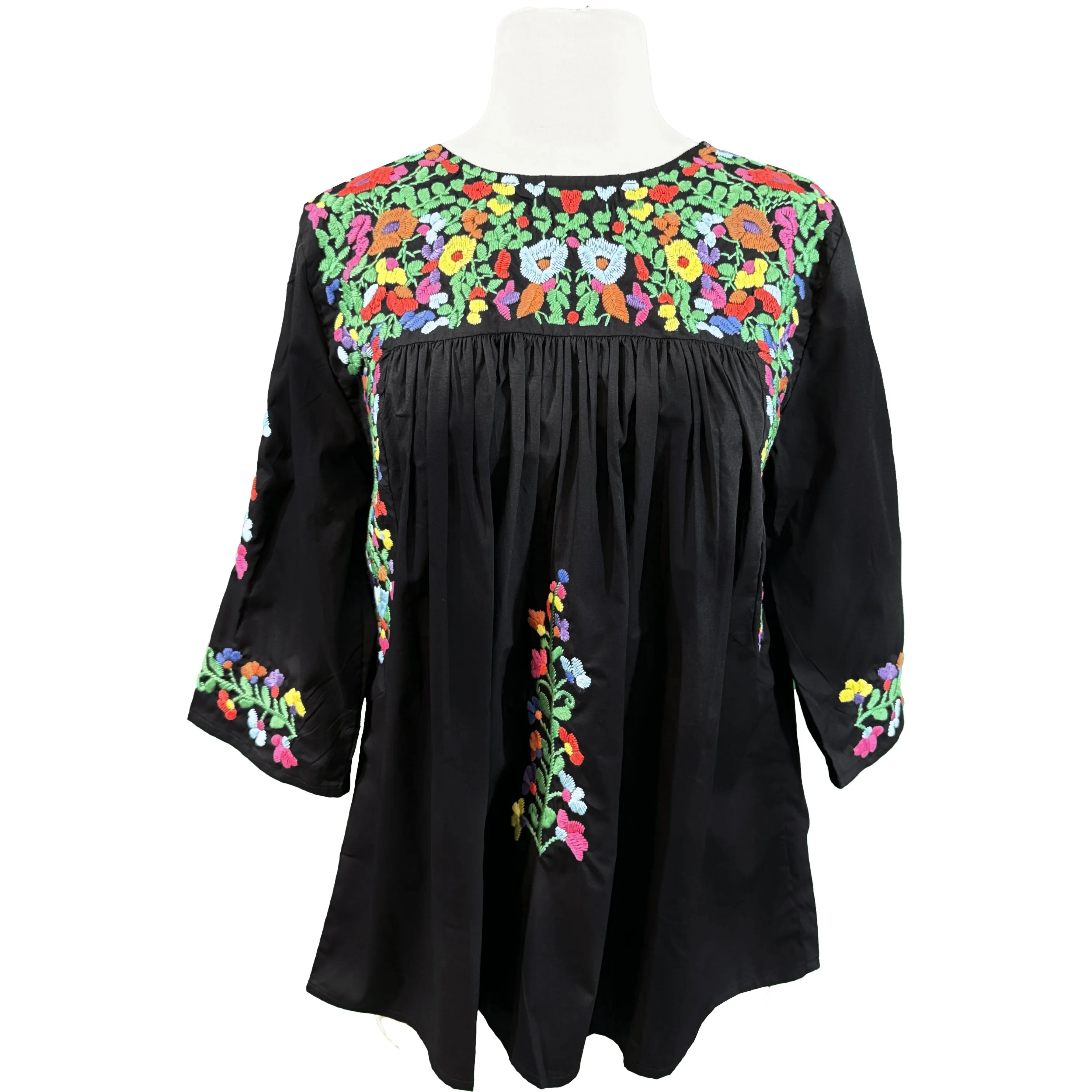 Rainbow Black Saturday Blouse