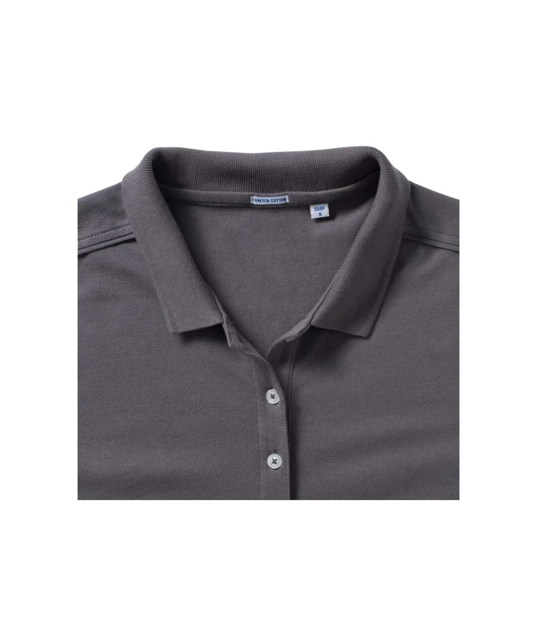 Russell Womens/Ladies Stretch Short Sleeve Polo Shirt (Convoy Grey) - UTBC3256