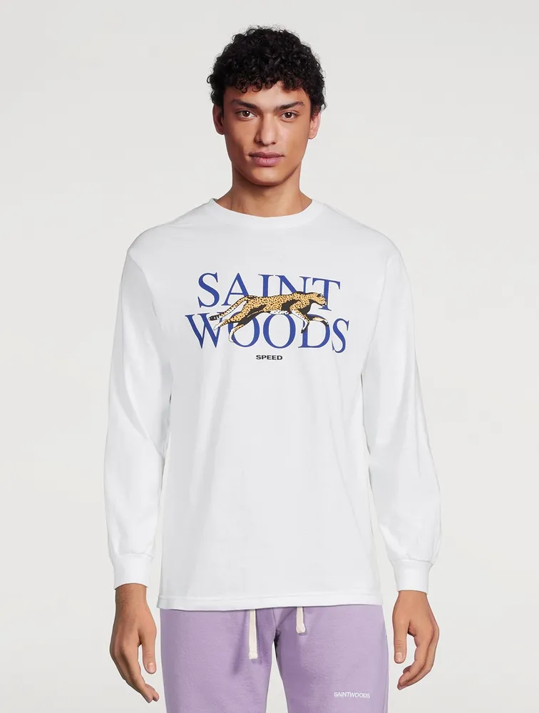 SAINTWOODS Cotton Fleece Drawstring Sweatpants