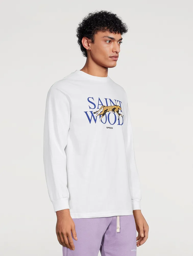 SAINTWOODS Cotton Fleece Drawstring Sweatpants