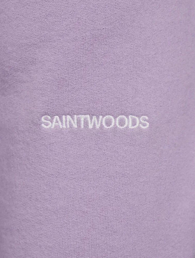 SAINTWOODS Cotton Fleece Drawstring Sweatpants