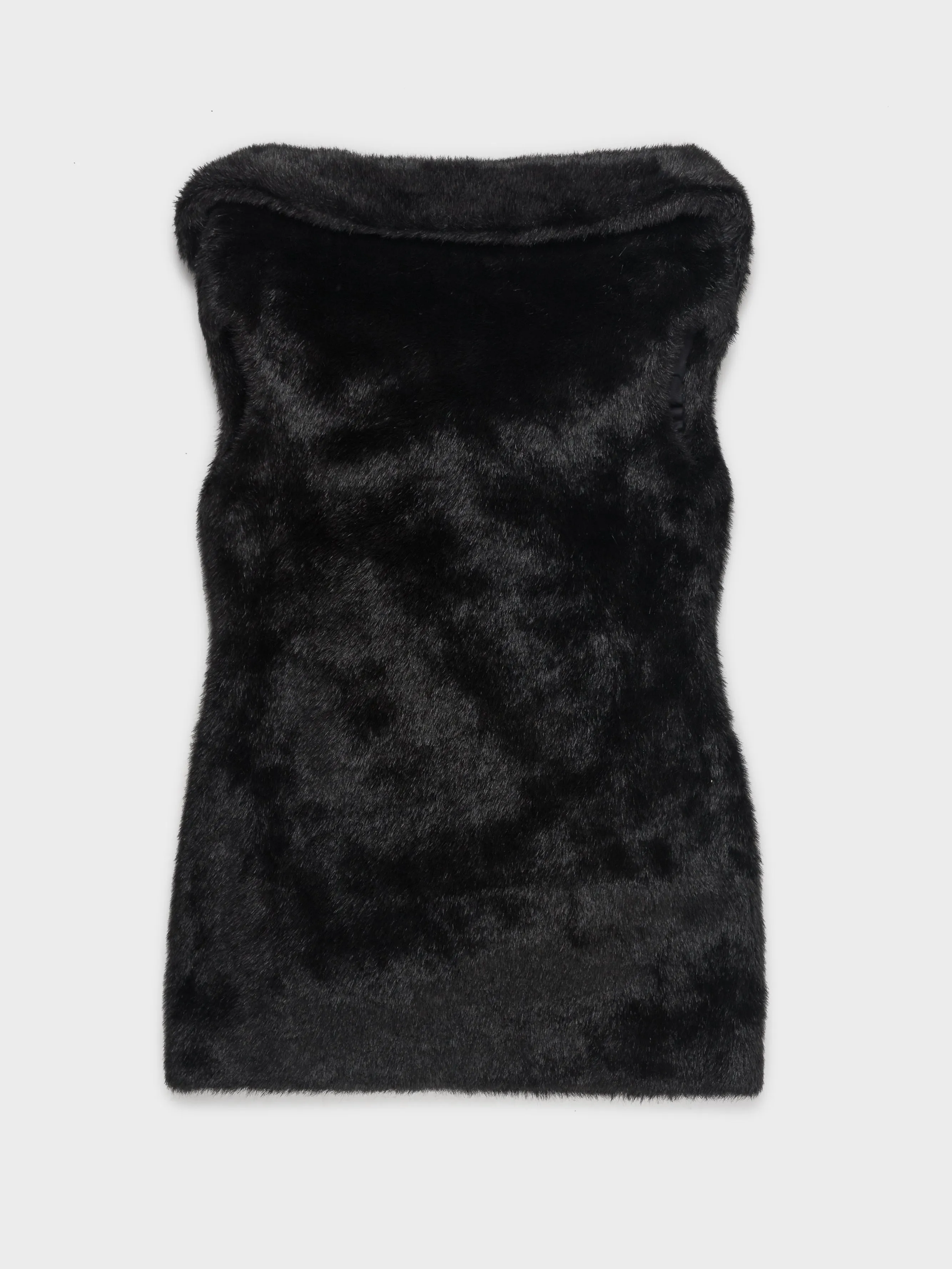 Sleeveless Fur Coat