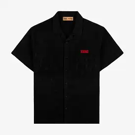 SP x Scarface Woven Logo Mens Short Sleeve Shirt (Black)