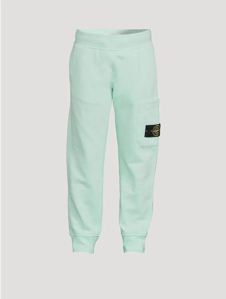 STONE ISLAND Cotton Fleece Sweatpants