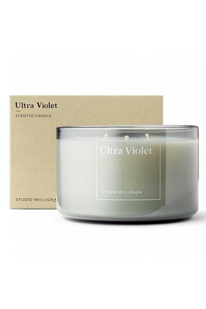 Studio Milligram - Scented 3-wick Candle - Ultra Violet - 600g