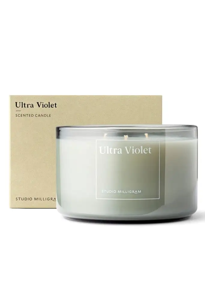 Studio Milligram - Scented 3-wick Candle - Ultra Violet - 600g