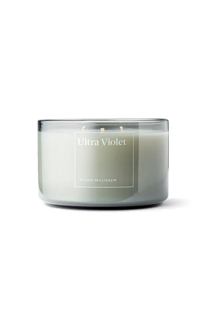 Studio Milligram - Scented 3-wick Candle - Ultra Violet - 600g