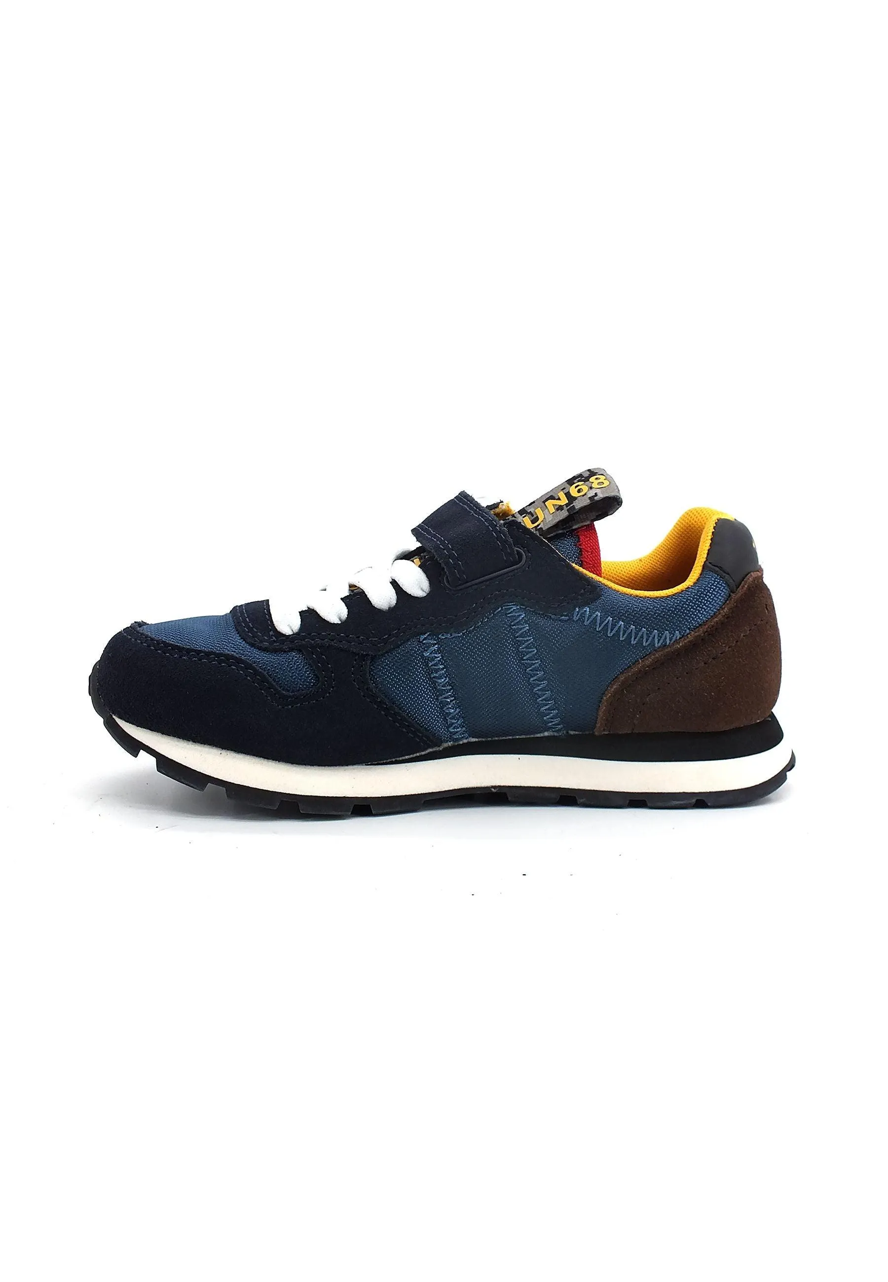 SUN68 Boy's Tom Goes Camping Sneaker Bimbo Navy Blue Z42310K