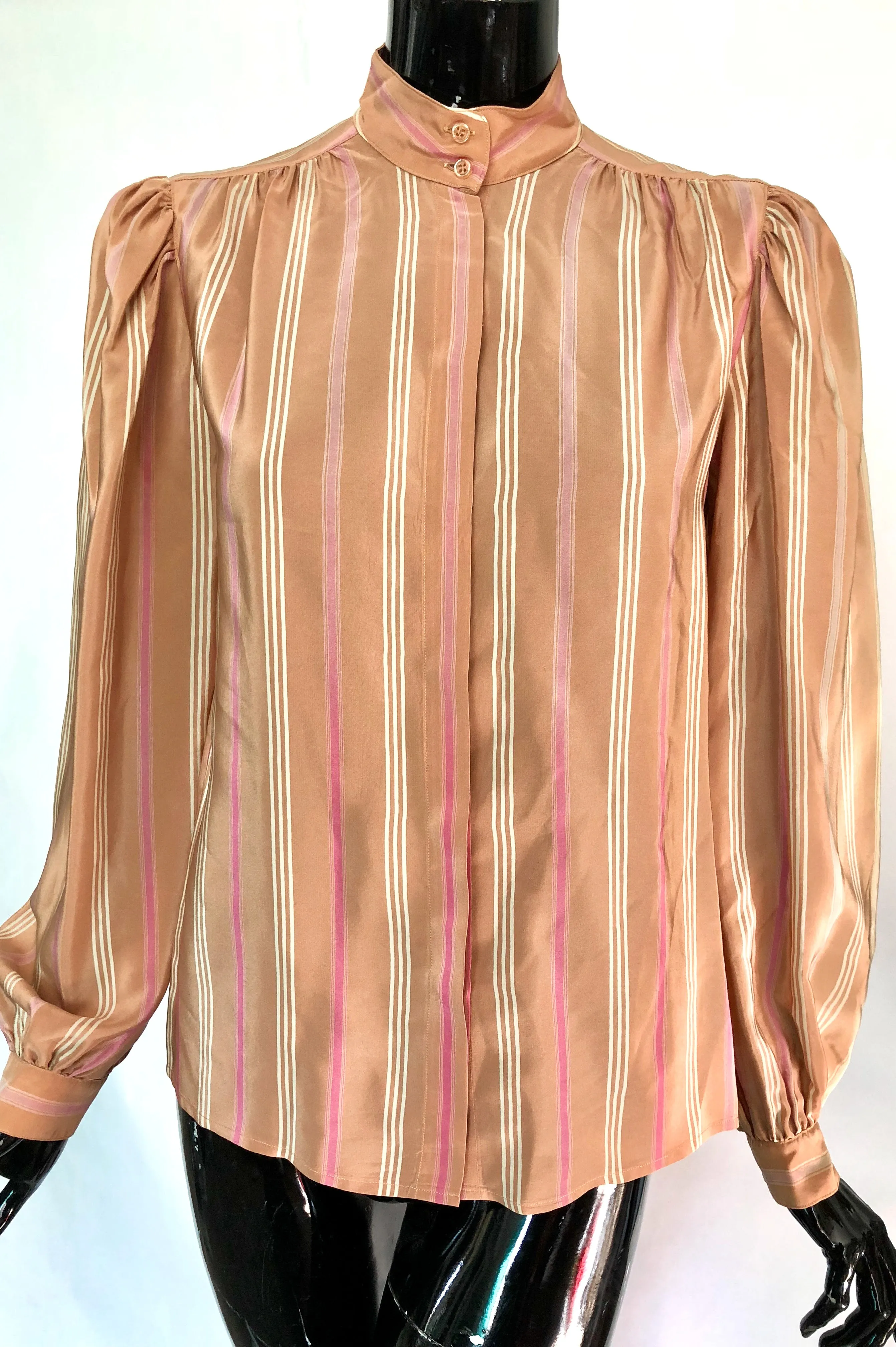 Tan Parallel Blouse