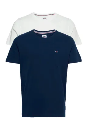 Tommy Hilfiger Regular 2-Pack Tee White/Navy