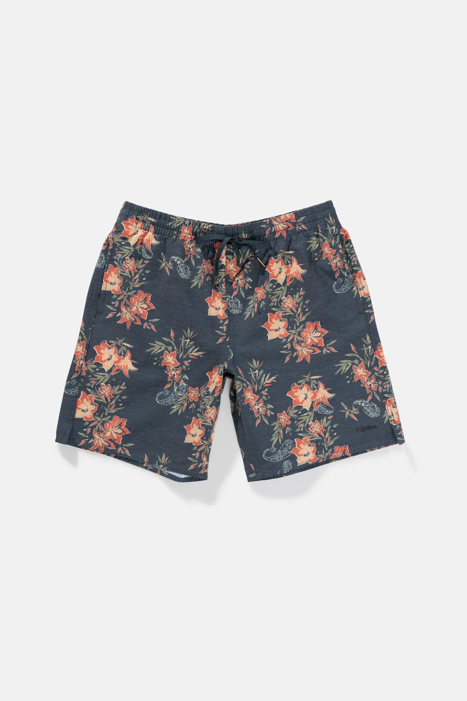 Tropical Paisley Beach Short Navy