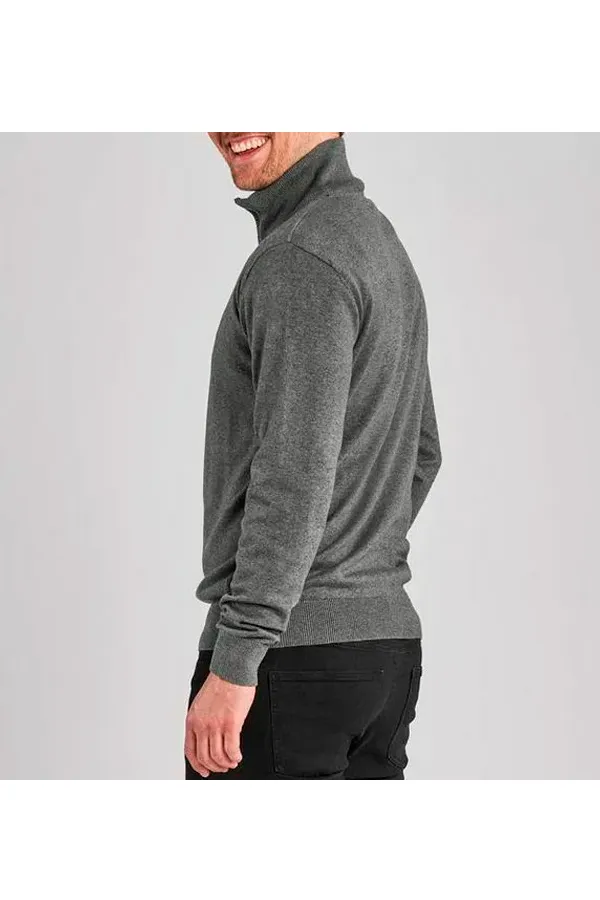 U.S. POLO ASSN. Half-Zip Knit Brison Dark Grey