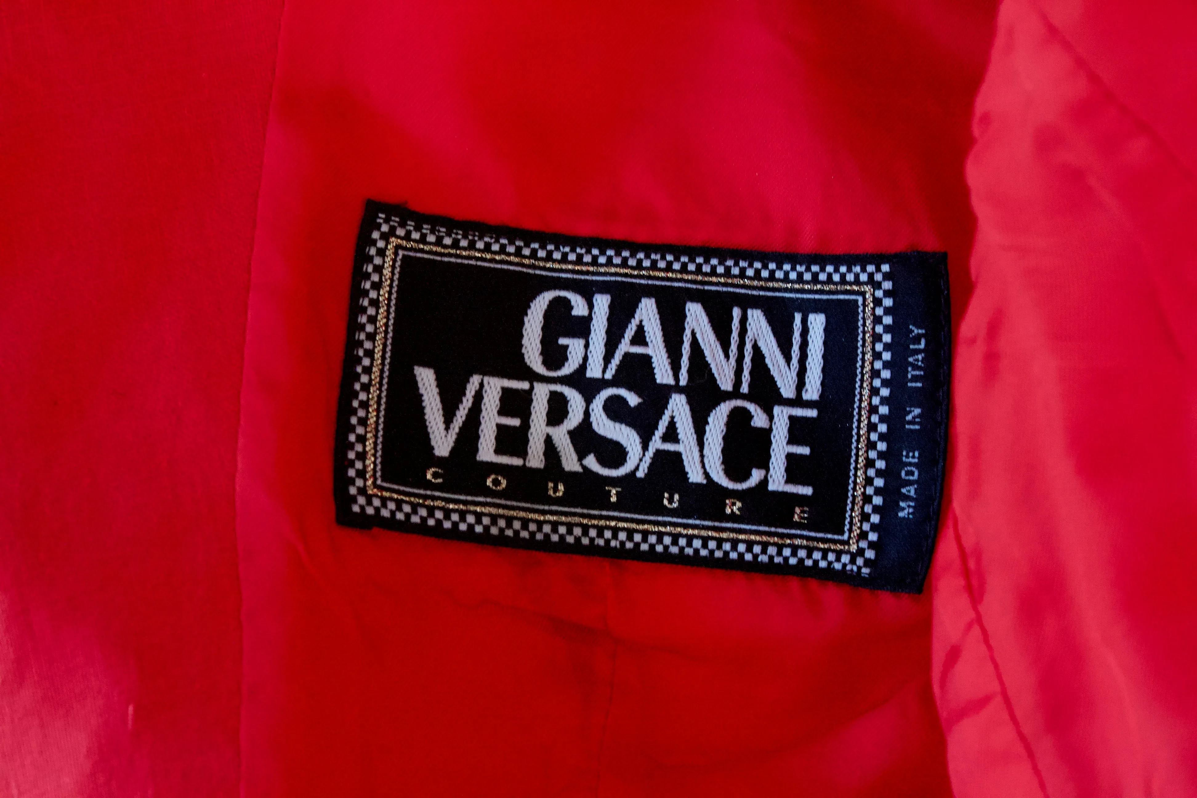 Vintage 90's GIANNI VERSACE Cropped Jacket