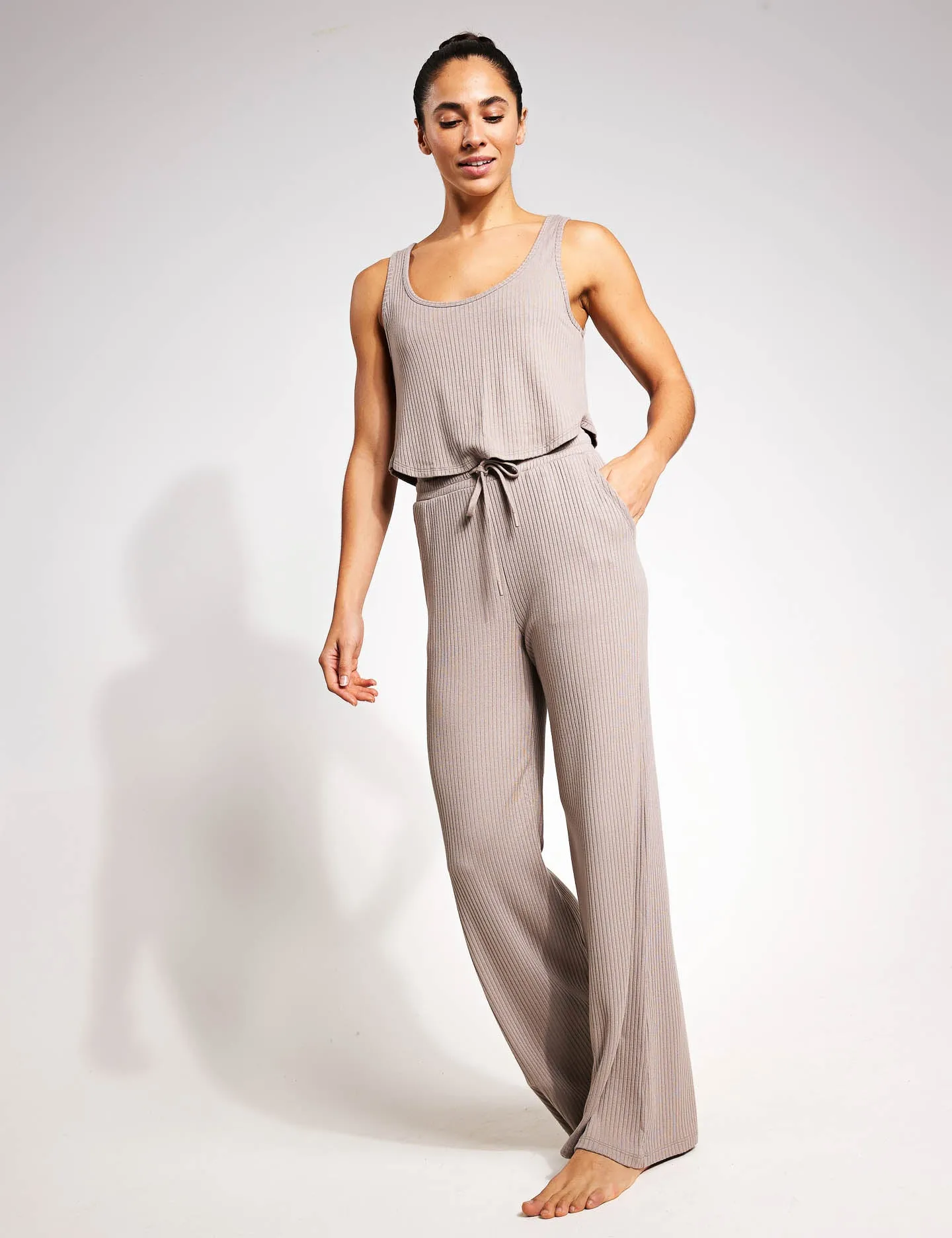 Well Traveled Wide Leg Pant - Birch