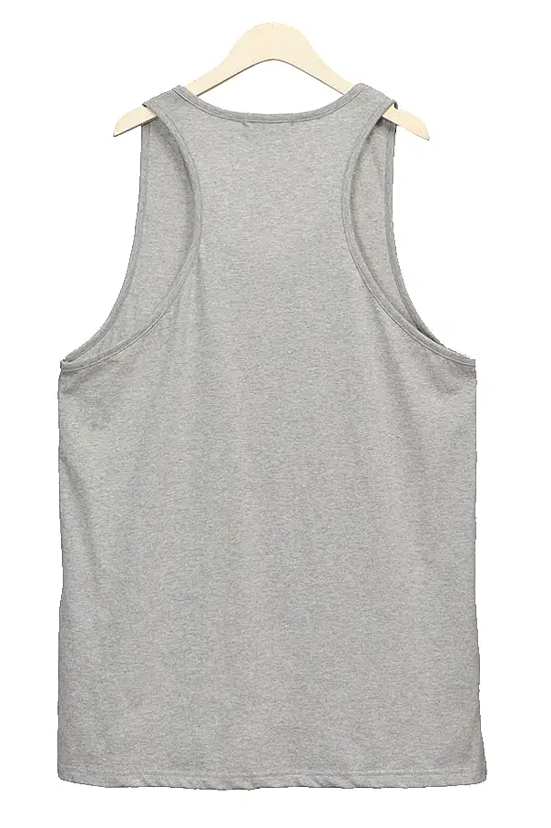 White Black Heather Gray Casual Sleeveless Tshirts Mens Tees Tanks Tops Basic Made in Korea 100% Washed Cotton Loose fitted