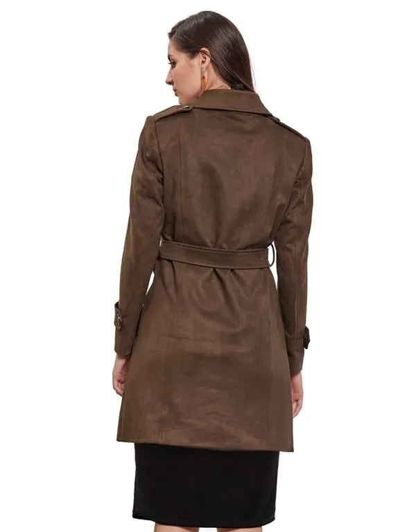 Women Coat Olive Color