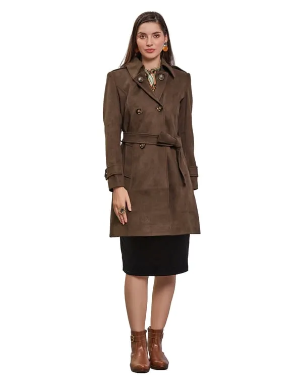 Women Coat Olive Color