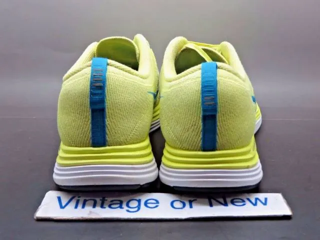 Women's Nike Flyknit Lunar+ 1 Electric Yellow Teal Runni...