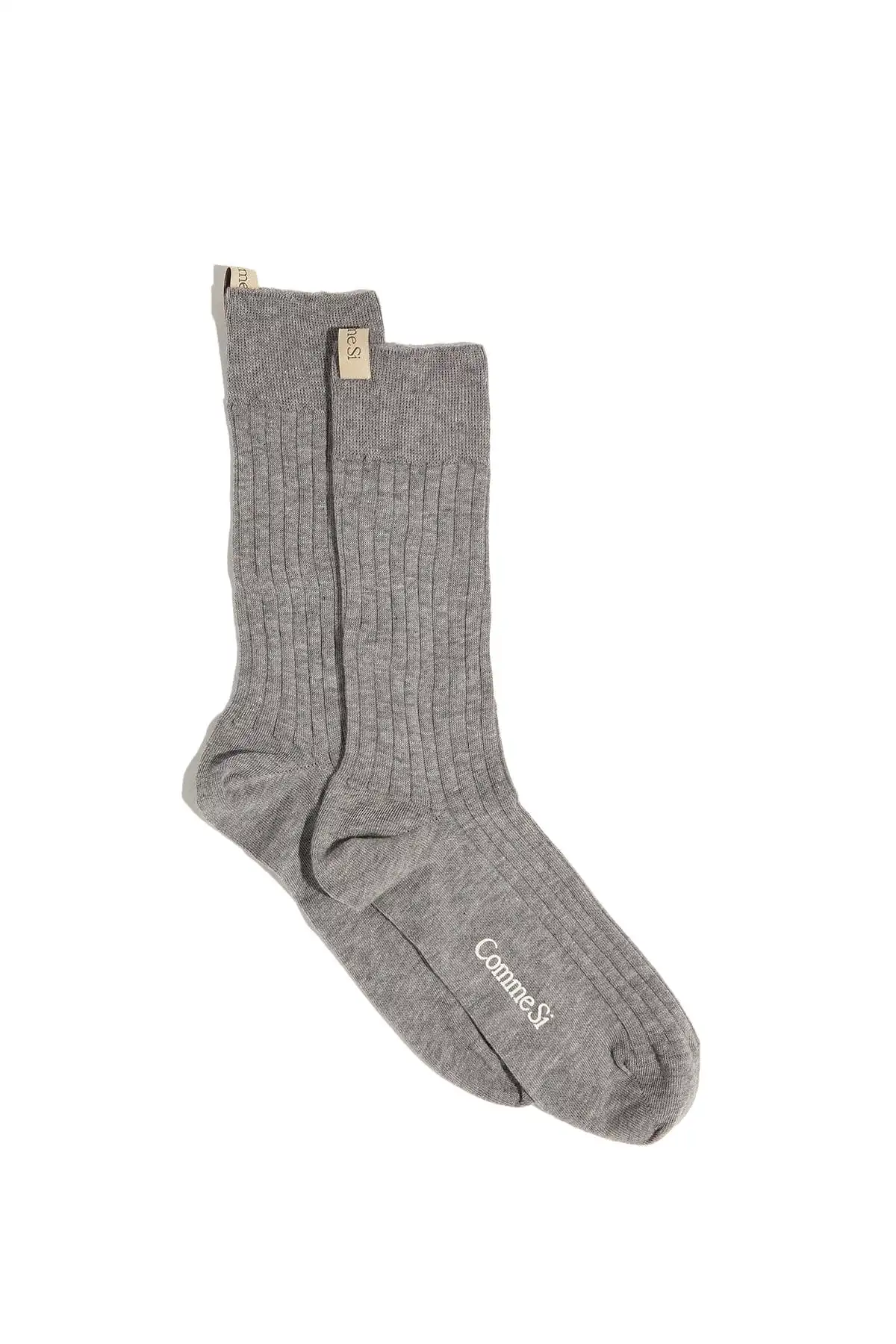 Yves Sock in Heather Grey